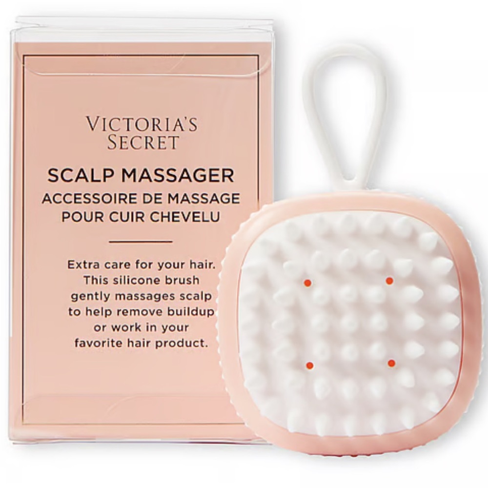 Victoria’s Secret Scalp Massager Head Hair Brush / Limited Edition Silicone NEW
